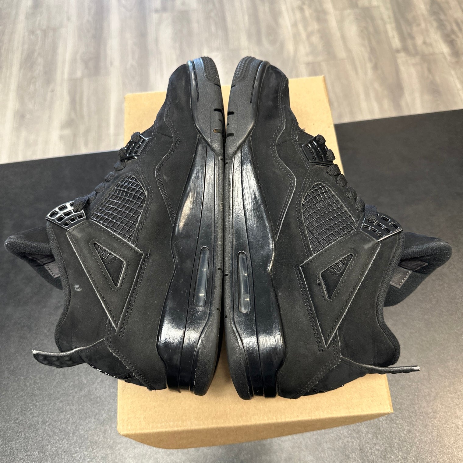 Black Cat Jordan 4 (USED;NO BOX)