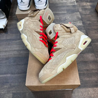 Khaki Jordan 6 Travis Scott (USED,No Box)