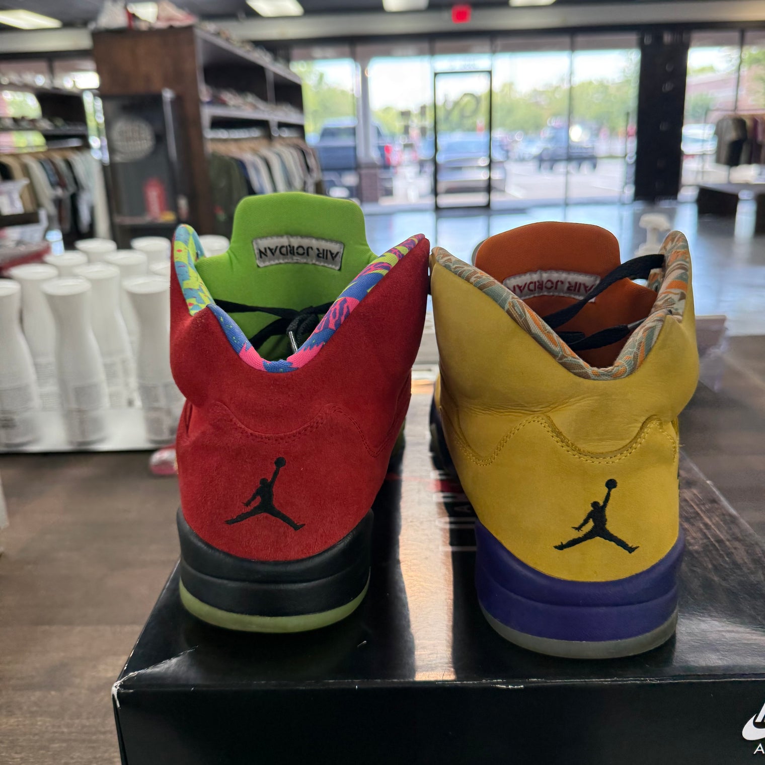 What The Jordan 5 (USED,Replacement Box)