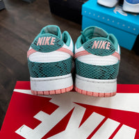 Teal Snake Nike Dunk Low (USED)