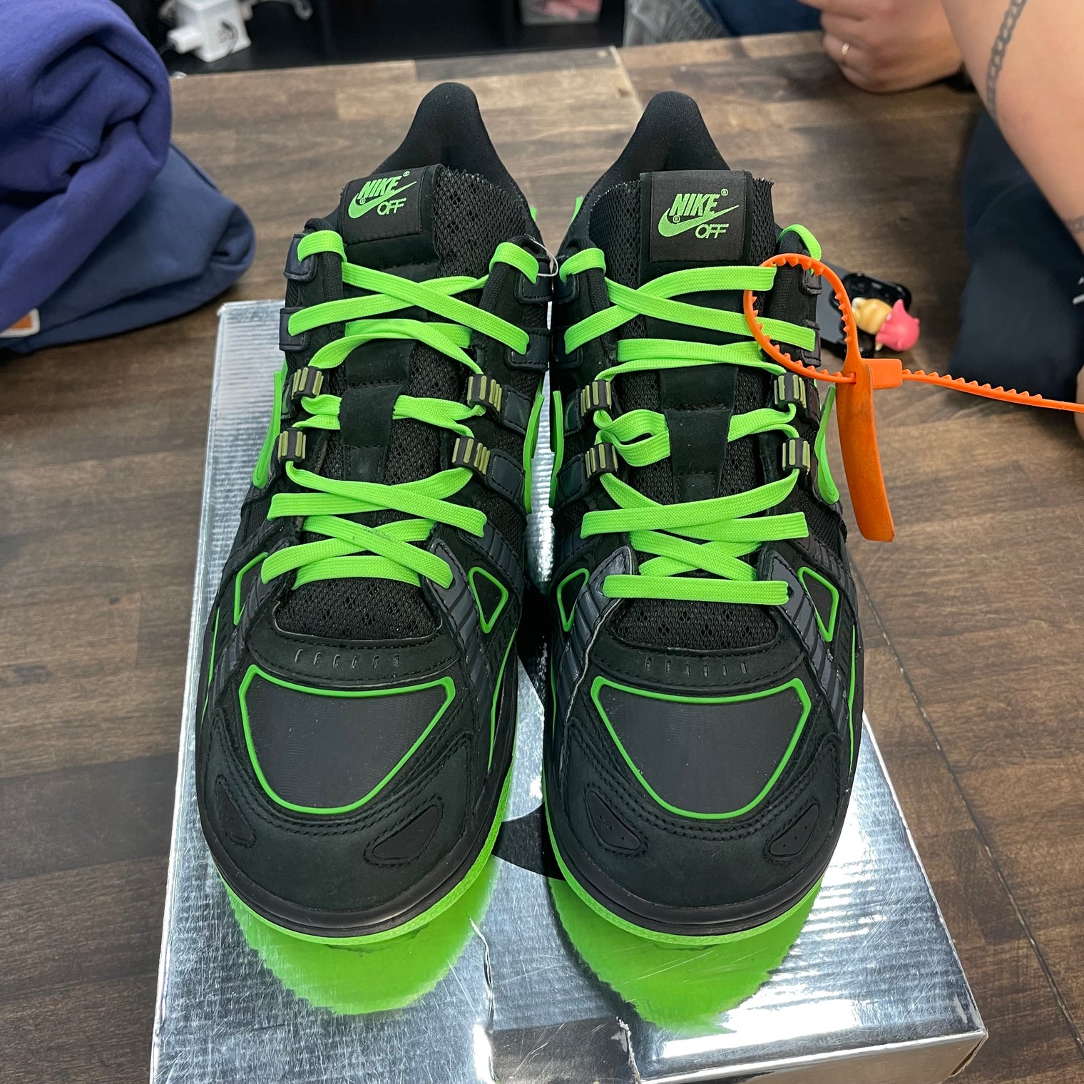 Green Strike Off-White Nike Rubber Dunk (USED)