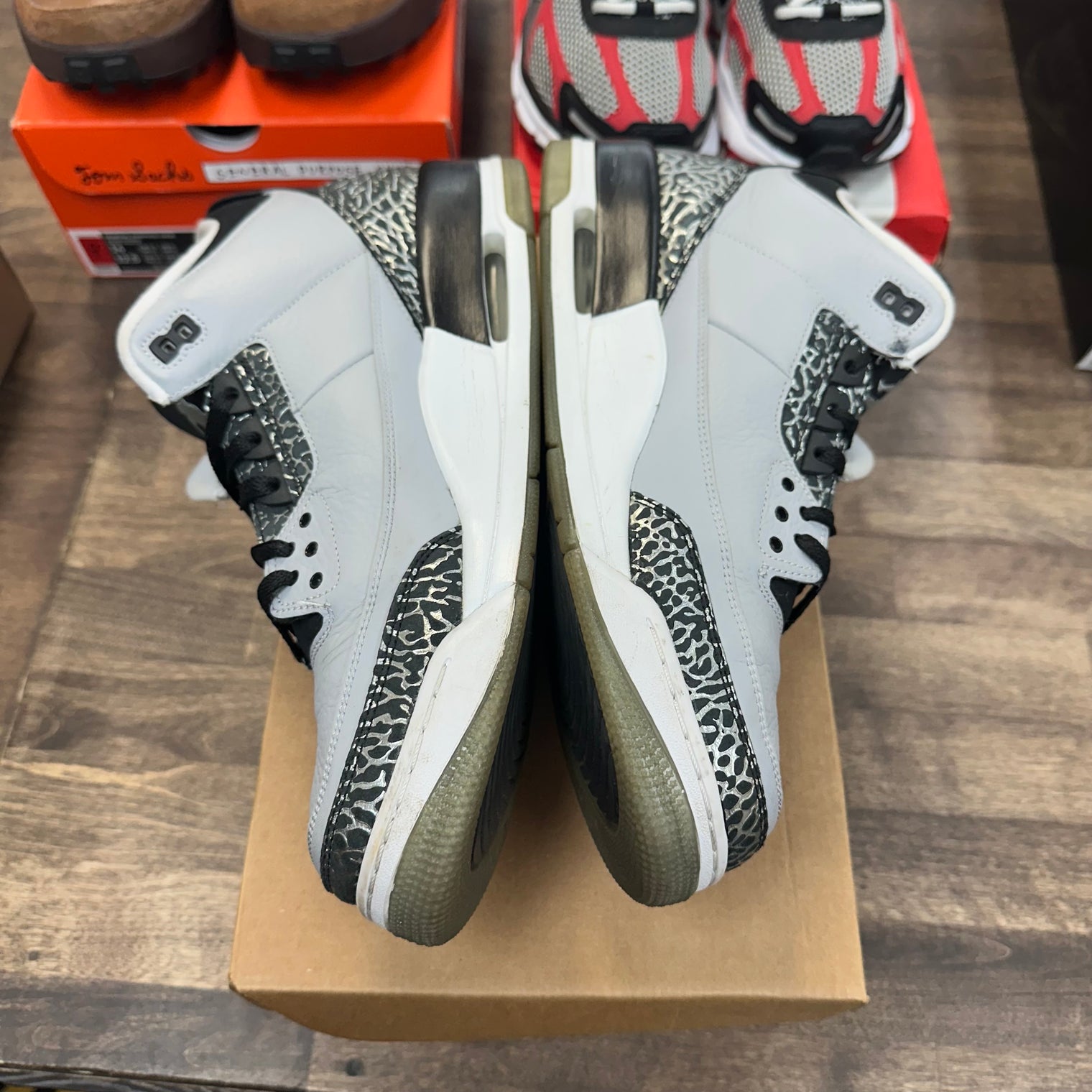 Jordan 3 Retro Wolf Grey (USED, No Box)