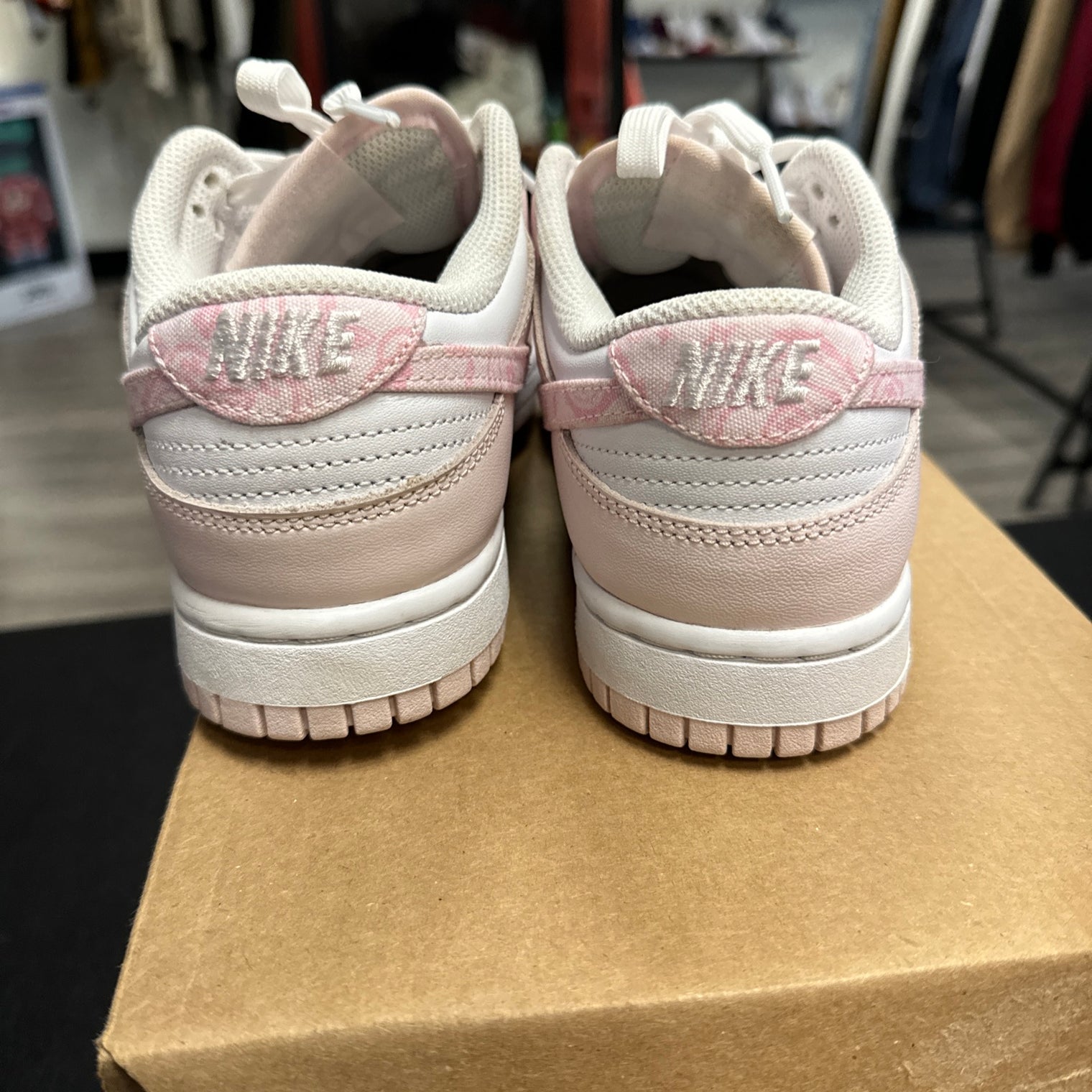 Pink Paisley Dunk Low (W) (USED, No Box)