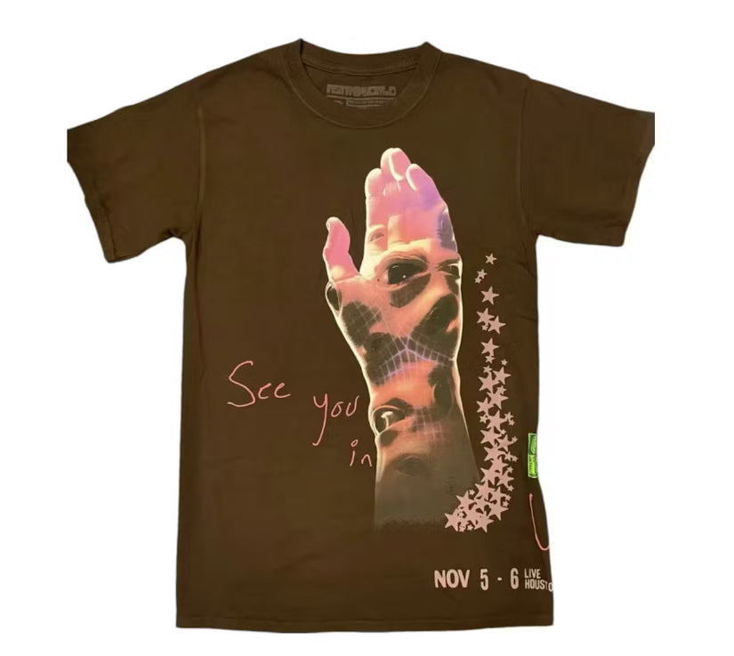 Travis Scott All Seeing Hands Tee