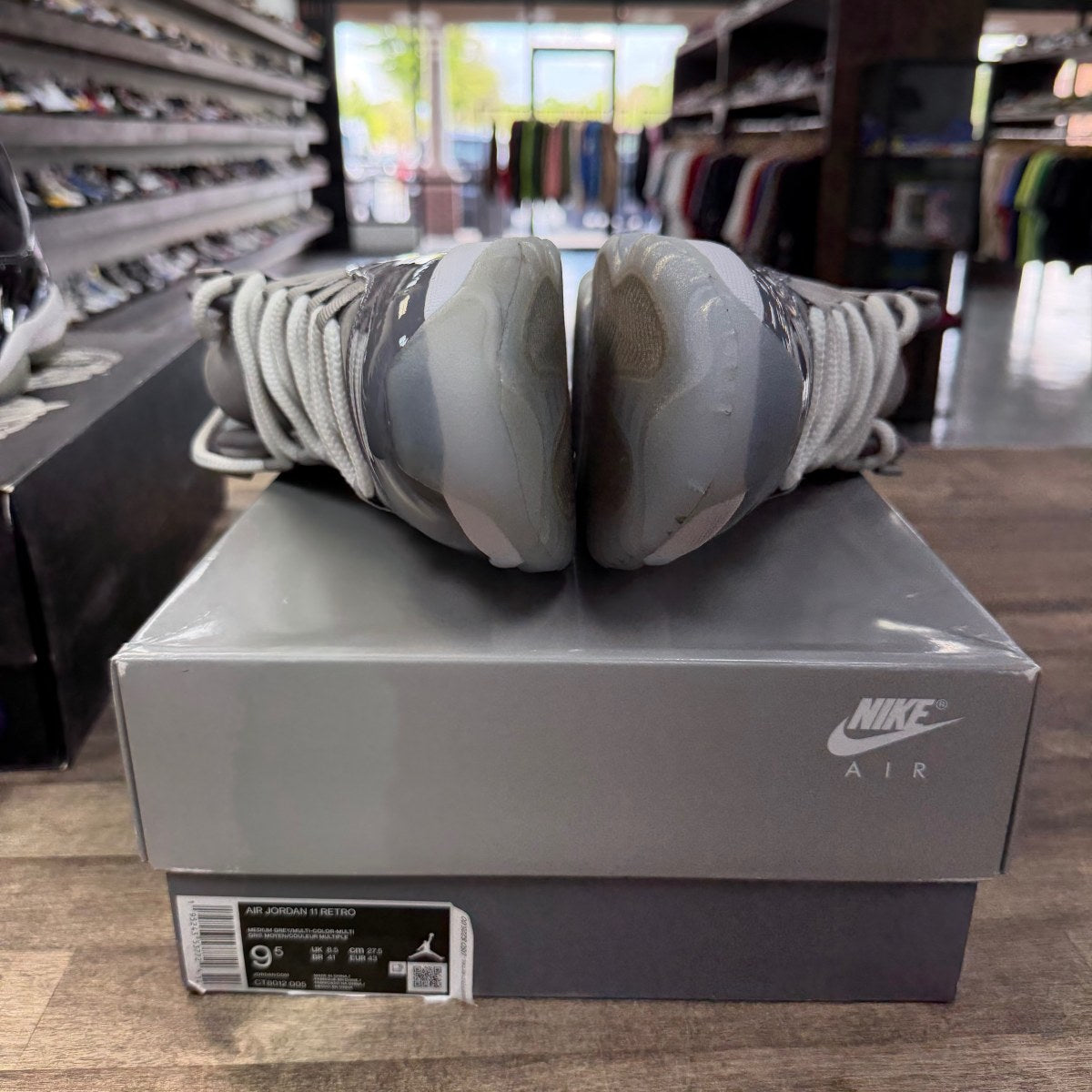 Jordan 11 Retro Cool Grey (2021) Size 9.5 (Pre-Owned) - Image 6