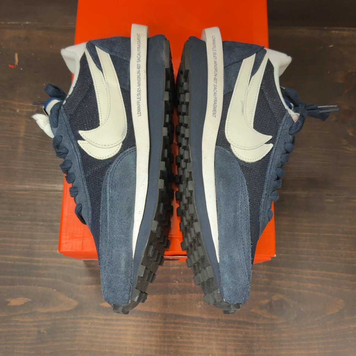Nike LD Waffle SF sacai Fragment Blue Void - Image 4