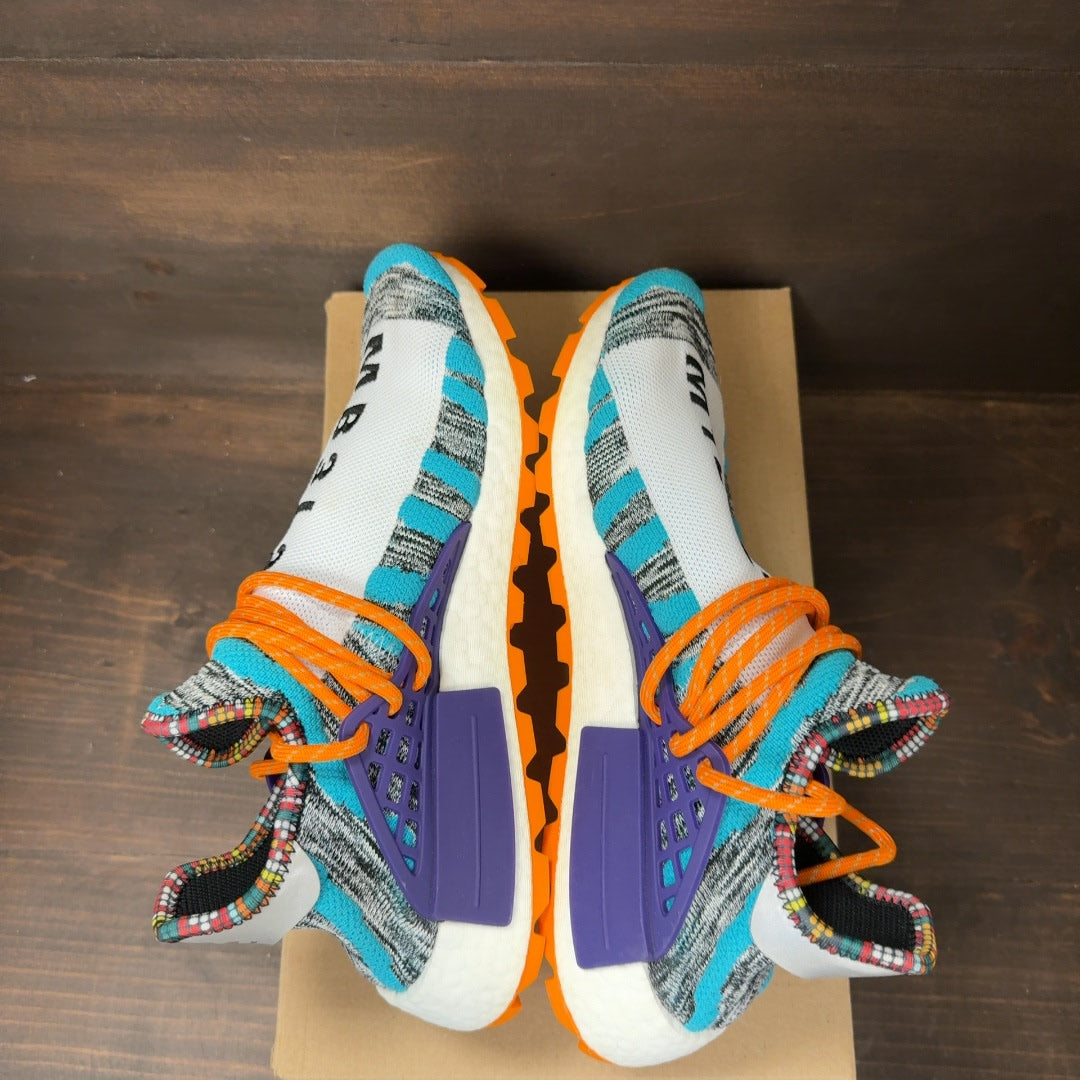 adidas NMD Hu Pharrell Solar Pack Orange Size 9 (Pre-Owned) - Image 5