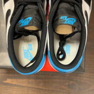 Jordan 1 Retro Low OG Black Dark Powder Blue - Image 6