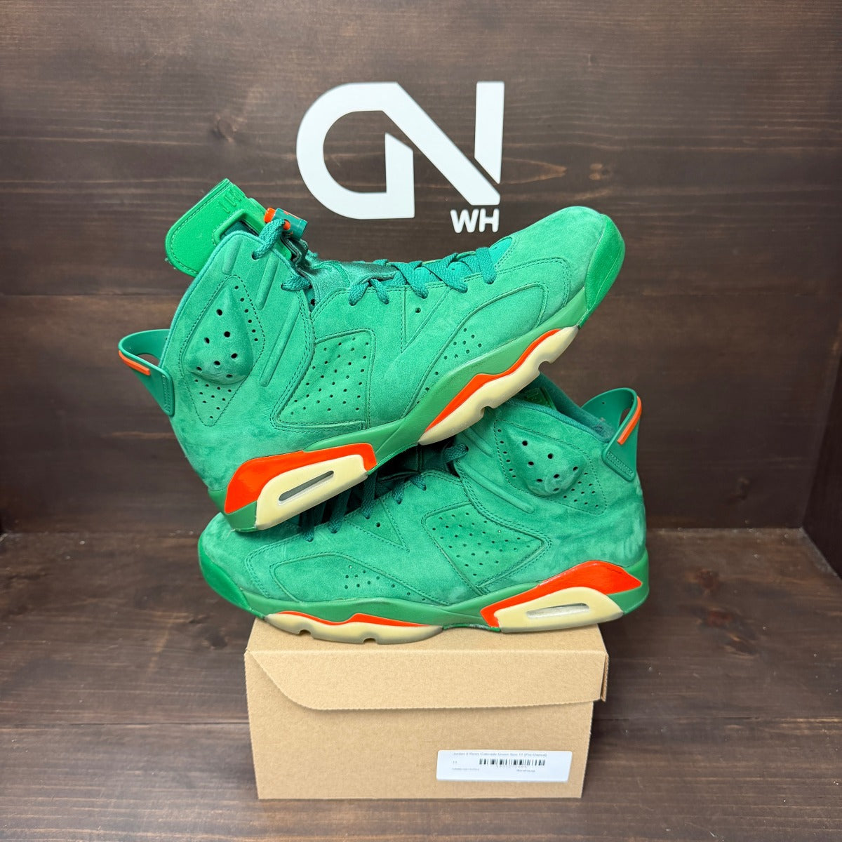Jordan 6 Retro Gatorade Green Size 11 (Pre-Owned) - Image 1