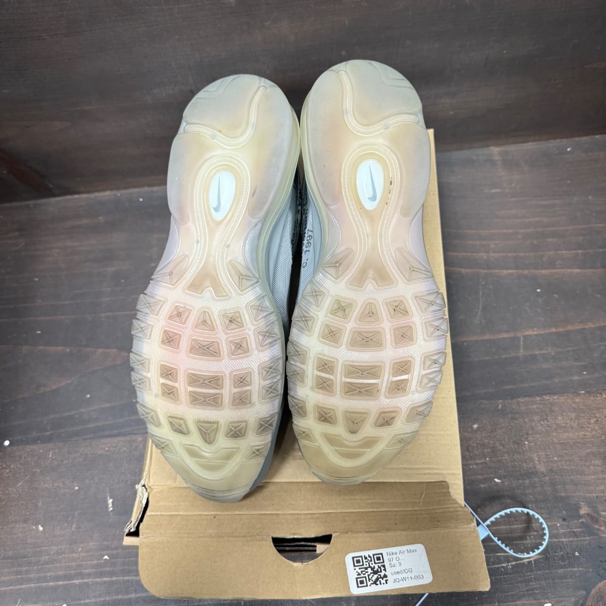Nike Air Max 97 Off-White Menta Size 9 (Pre-Owned) - box