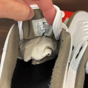 Nike Air Max 1 White Black Medium Olive - Image 7