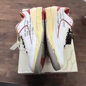 Jordan 2 Retro Low SP Off-White White Red - Image 5