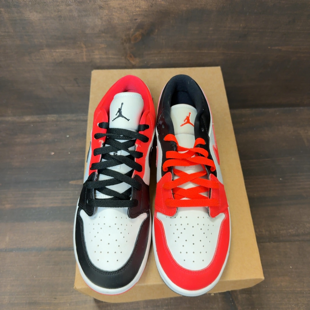 Jordan 1 Low SE Mismatched Infrared (GS) Size 7Y (Pre-Owned) - Image 3