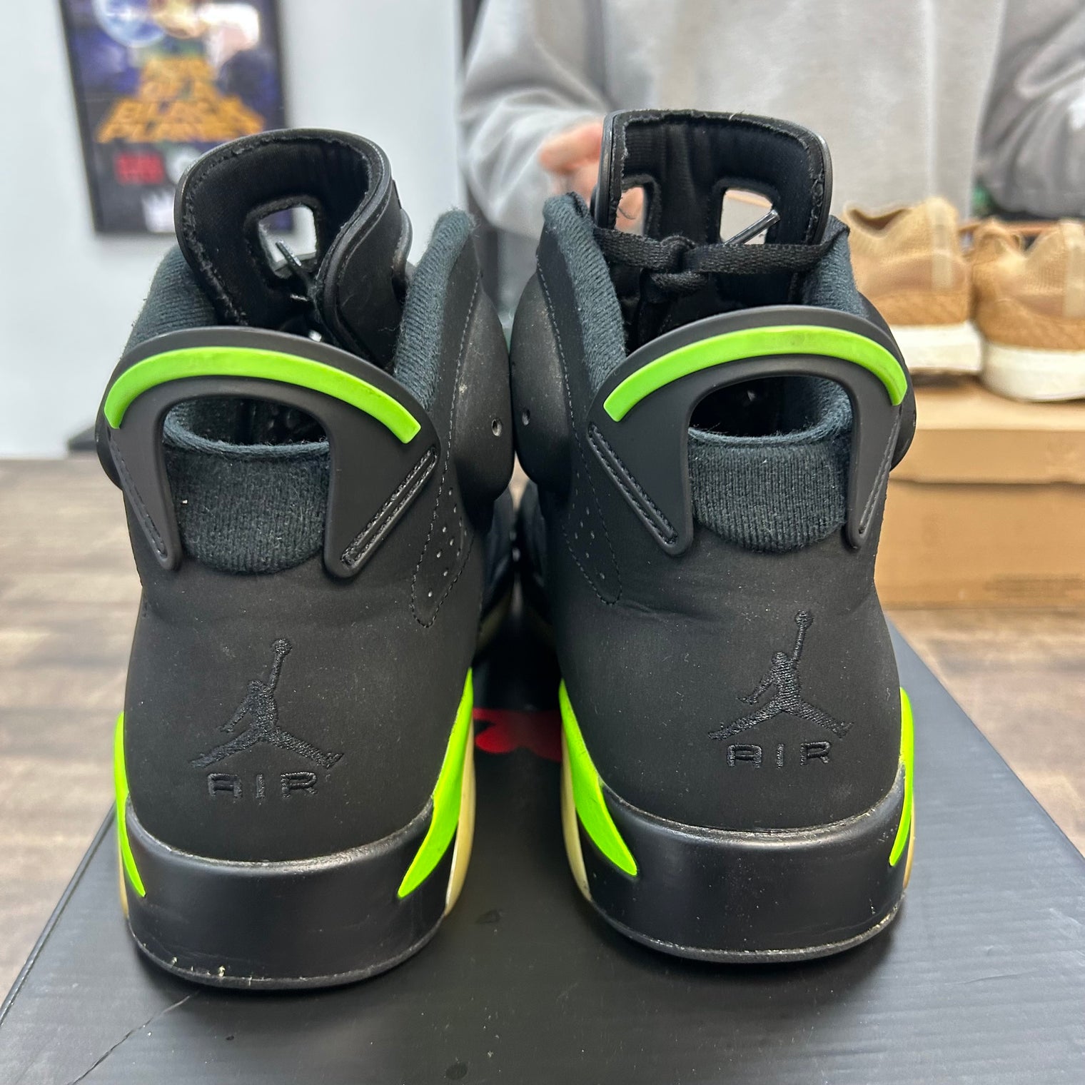 Electric Green Jordan 6 Retro (USED)