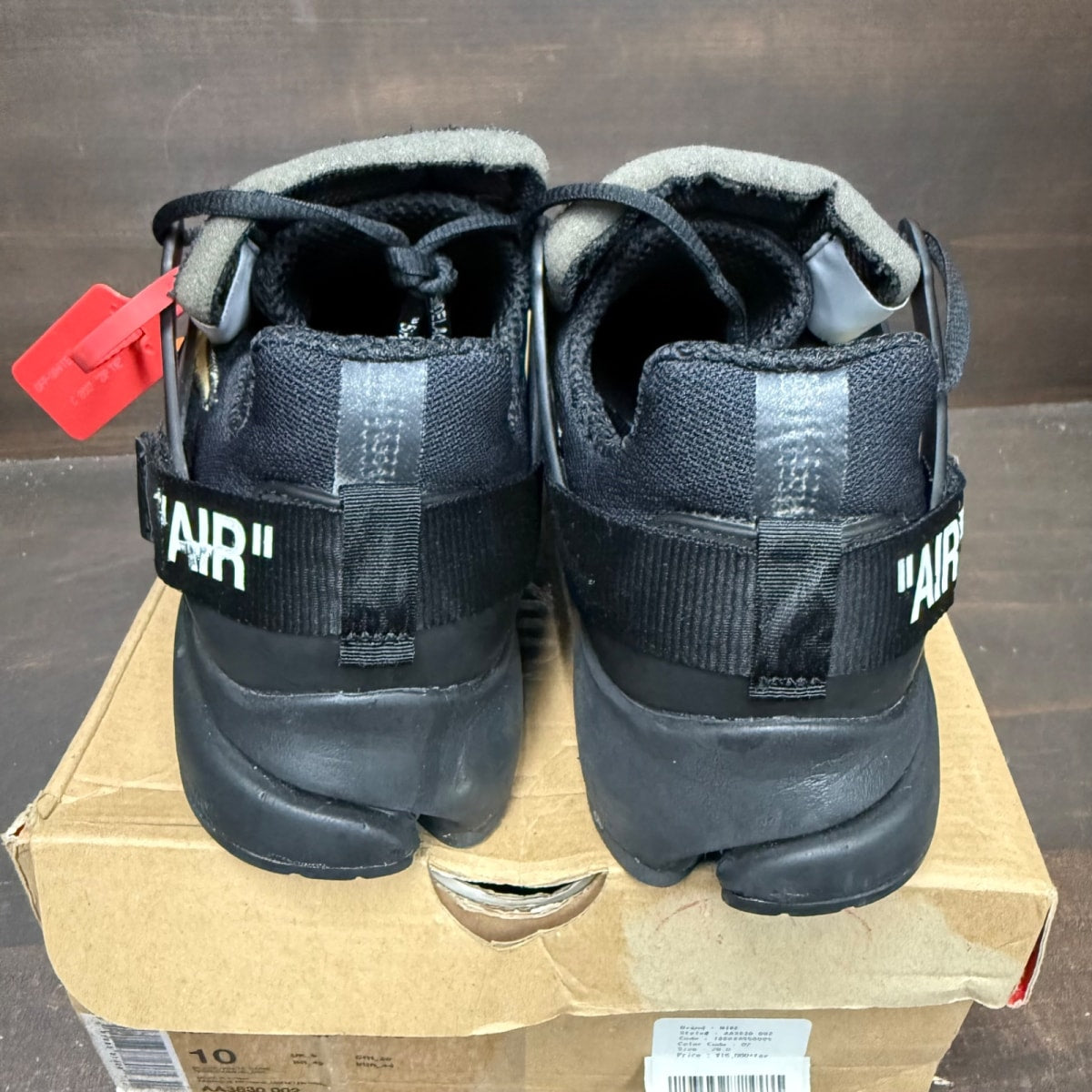 Nike Air Presto Off-White Black (2018) - Image 5