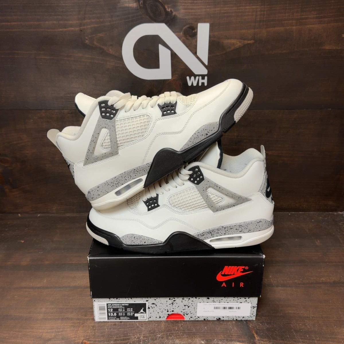 Jordan 4 Retro White Cement (2025) - Image 1