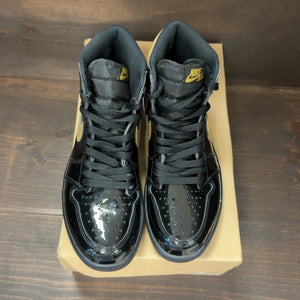 Jordan 1 Retro High Black Metallic Gold (2020) Size 8 (Pre-Owned) - Image 3