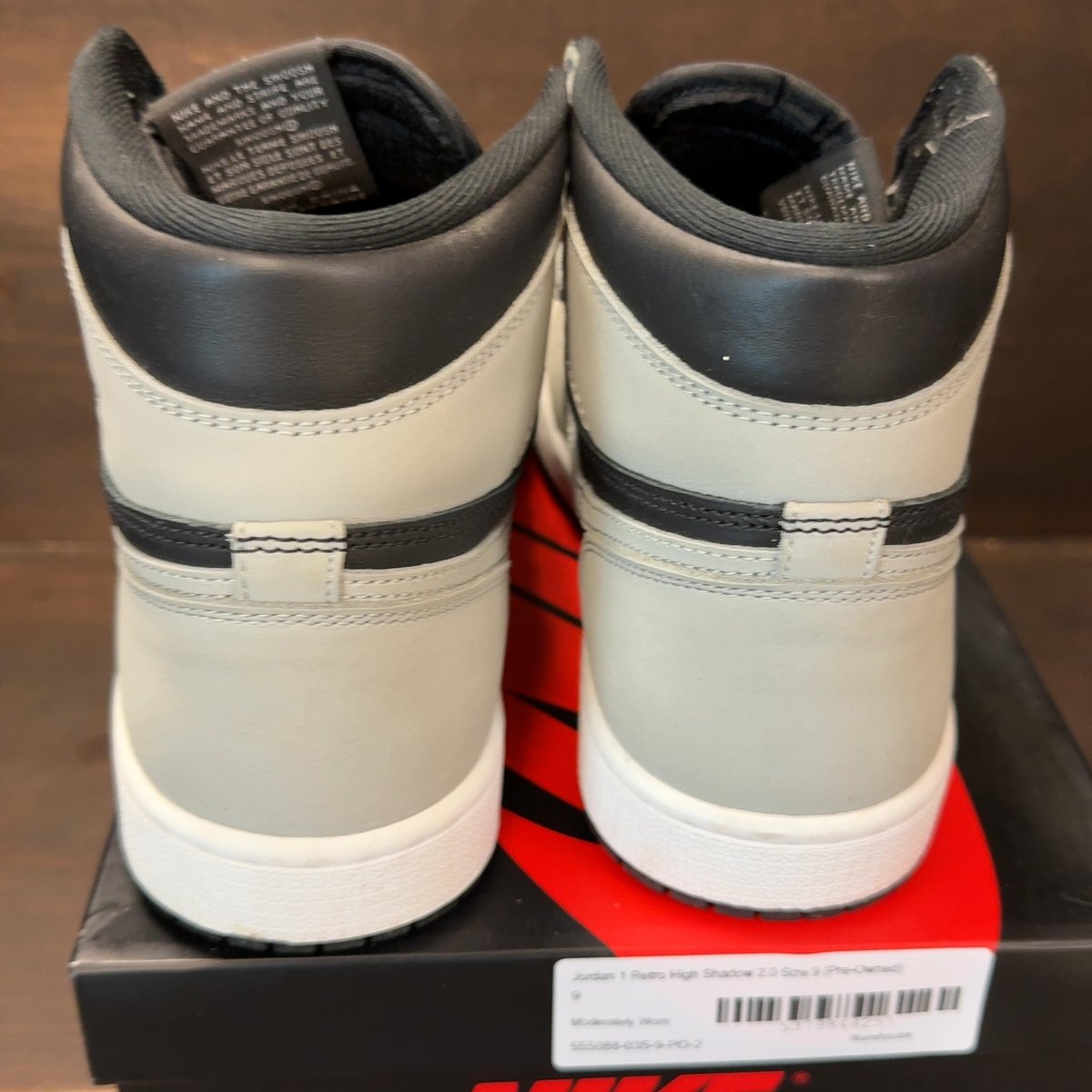 Jordan 1 Retro High Shadow 2.0 Size 9 (Pre-Owned) - aux