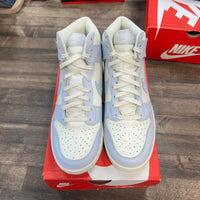 Nike Dunk High Sail Football Grey (US 8.5W) (Lightly Worn)