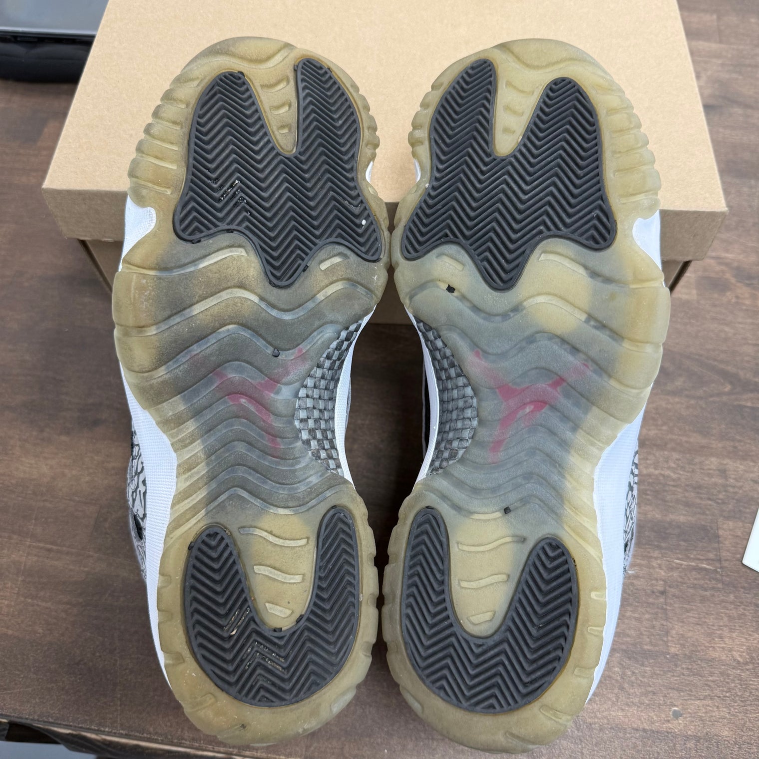 Black Cement Jordan 11 Low IE (USED, No Box)