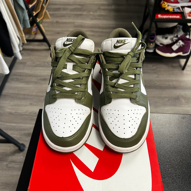 Nike Dunk Low Medium Olive (USED)