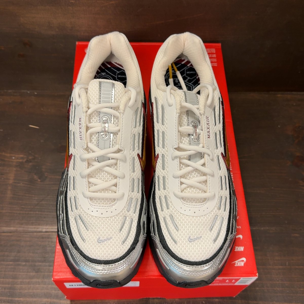 Nike Air Max TL 2.5 Phantom Silver Dark Team Red Size 11 - tag