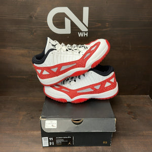 Jordan 11 Retro Low IE White Gym Red - Image 1