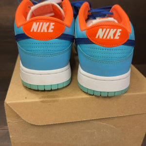 Nike Dunk Low SE Baltic Blue Total Orange Size 11 (Pre-Owned) - Image 5