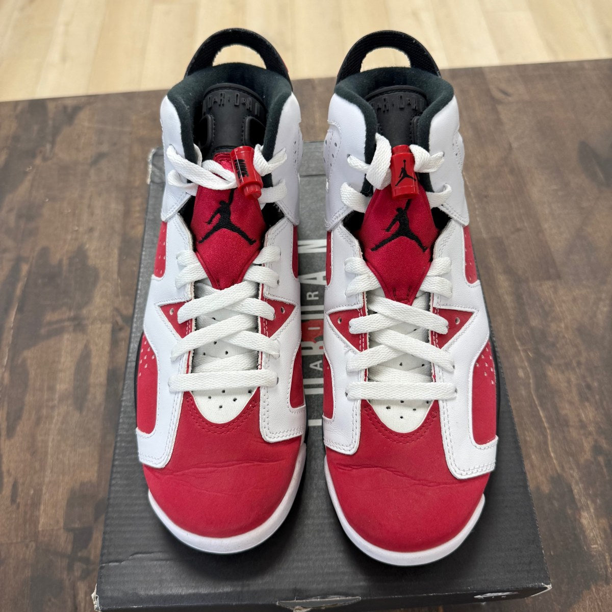 Jordan 6 Retro Carmine (2021) (GS) Size 6.5Y (Pre-Owned) - Image 2
