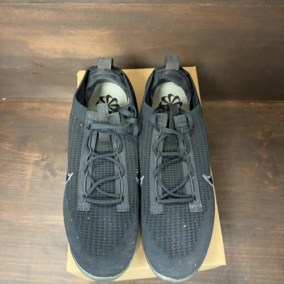 Nike Air VaporMax 2021 FK Black Anthracite Size 12 (Pre-Owned) - Image 3