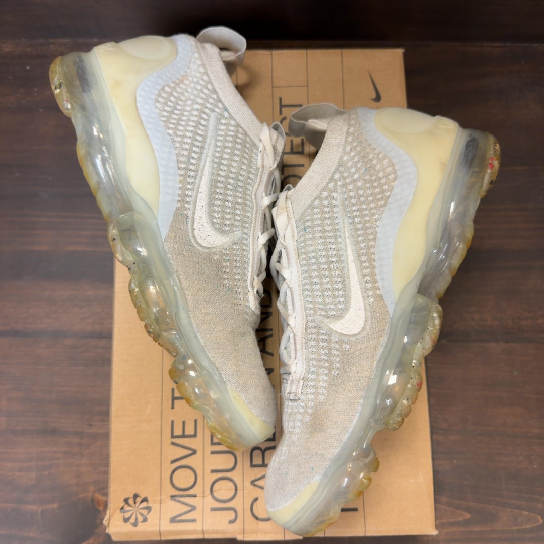 Nike Air VaporMax 2021 FK White Pure Platinum (Women's) - Image 2