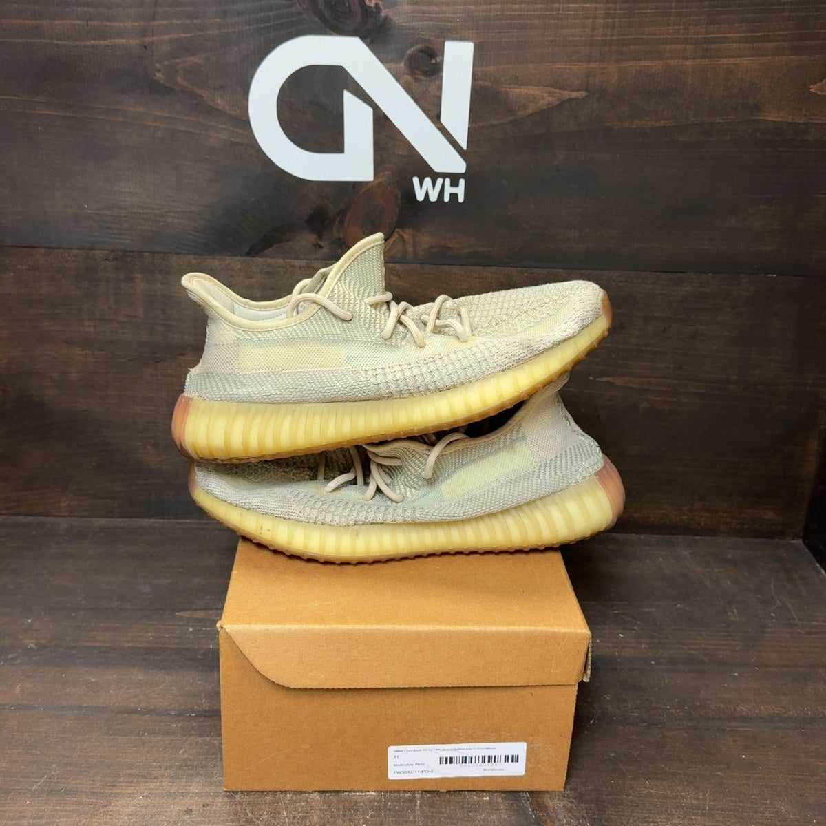 adidas Yeezy Boost 350 V2 Citrin (Non-Reflective) Size 11 (Pre-Owned) - Image 1