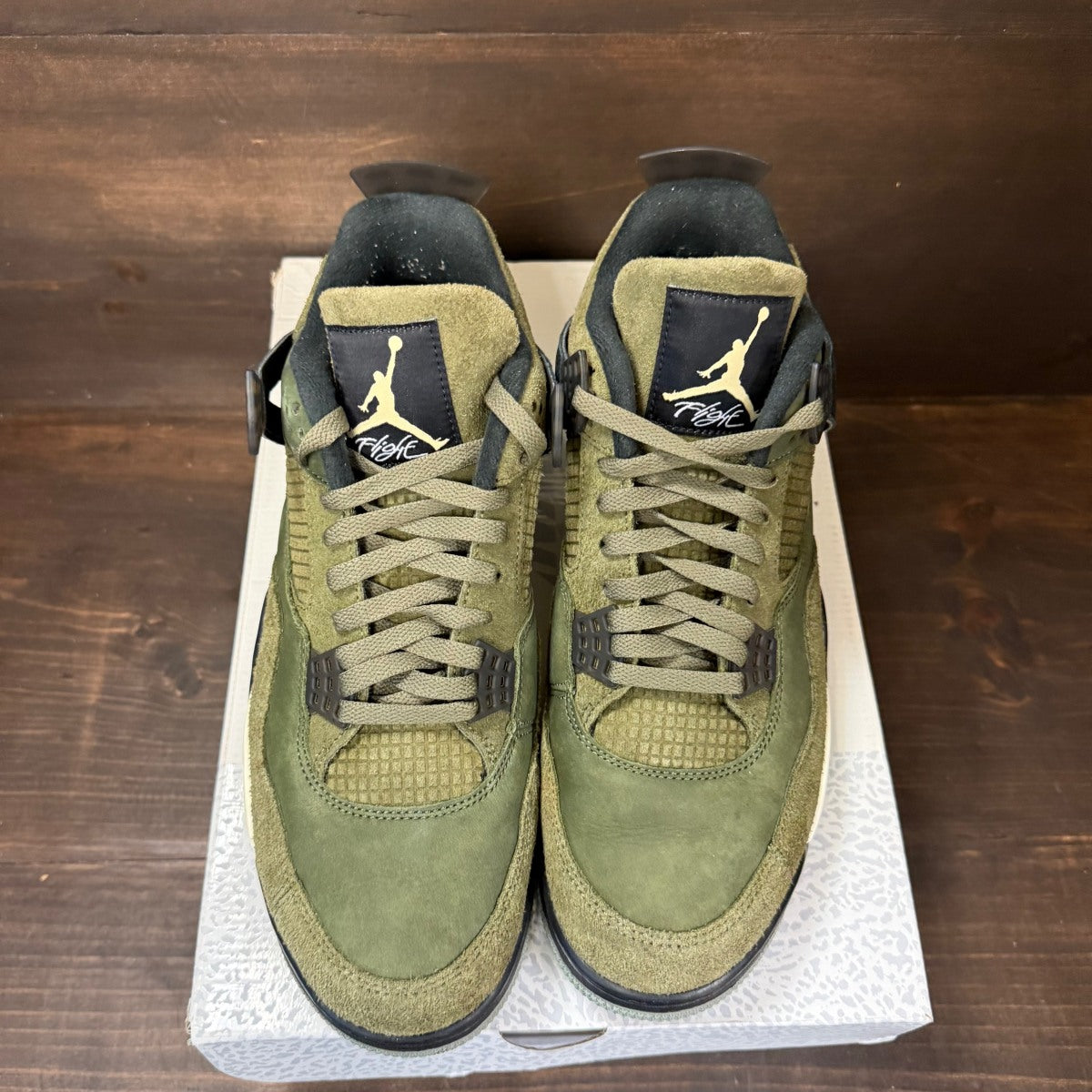 Jordan 4 Retro SE Craft Medium Olive Size 12 (Pre-Owned) - Image 3