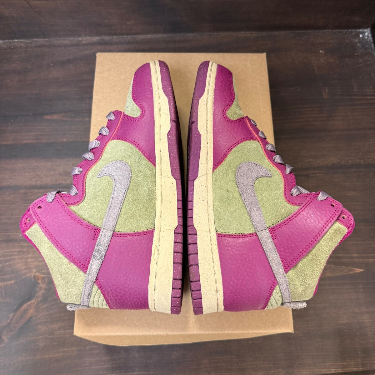 Nike Dunk High Dynamic Berry (Women's) Size 7.5W (Pre-Owned) - Image 4