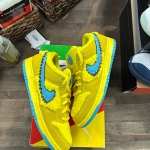 Nike SB Dunk Low Grateful Dead Bears Opti Yellow (US 11) (USED) Size 11 (Pre-Owned) - Image 1