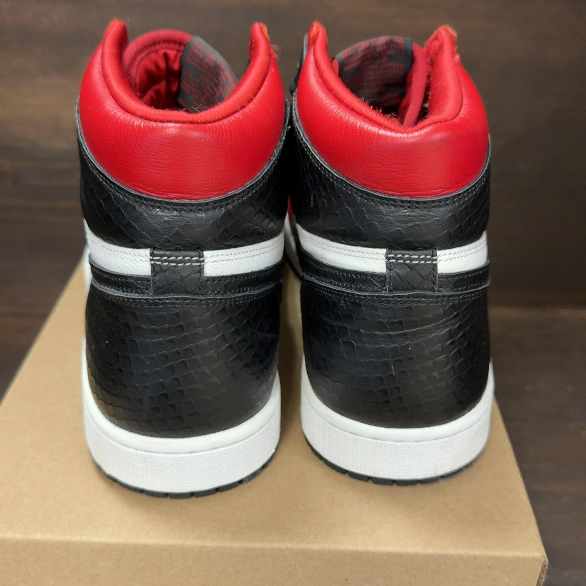 Jordan 1 Retro High Satin Snake Chicago (Women's) Size 12W (Pre-Owned) - Image 5