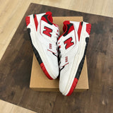 New Balance 550 White Red Black Size 11.5 (Pre-Owned) - Image 1