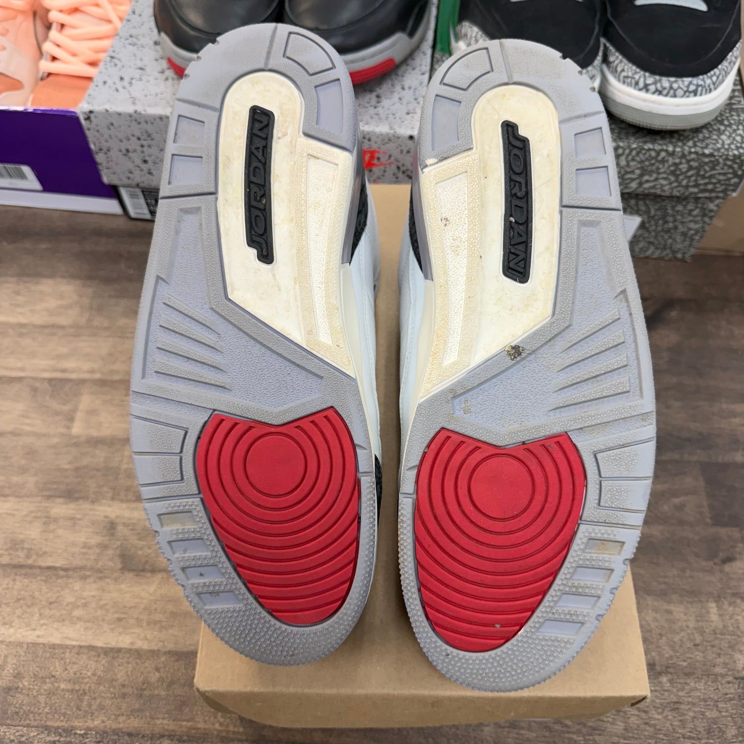 Cement Grey Jordan 3 Retro (USED,No Box)