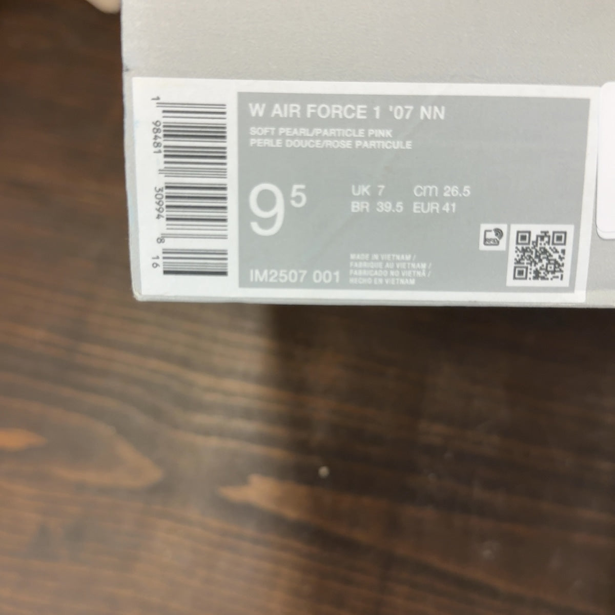 Nike Air Force 1 Low '07 Next Nature Soft Pearl Particle Pink (Women's) - Image 9