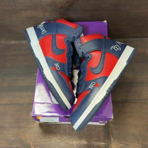 Nike SB Dunk High Supreme By Any Means Navy - Image 2