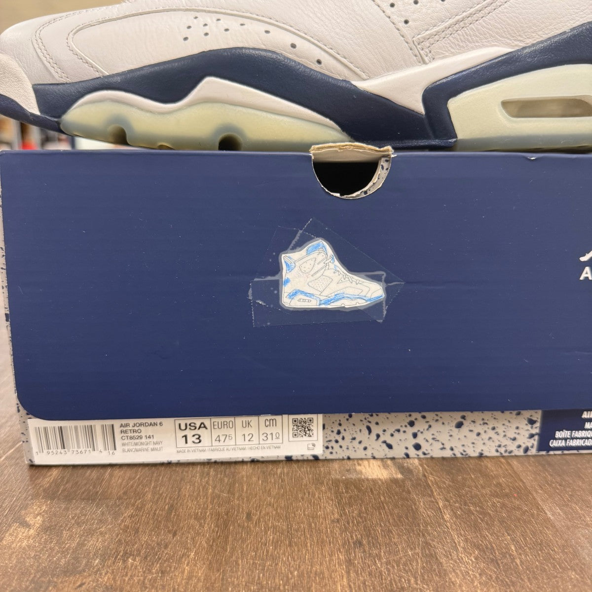 Jordan 6 Retro Midnight Navy (2022) - Image 5