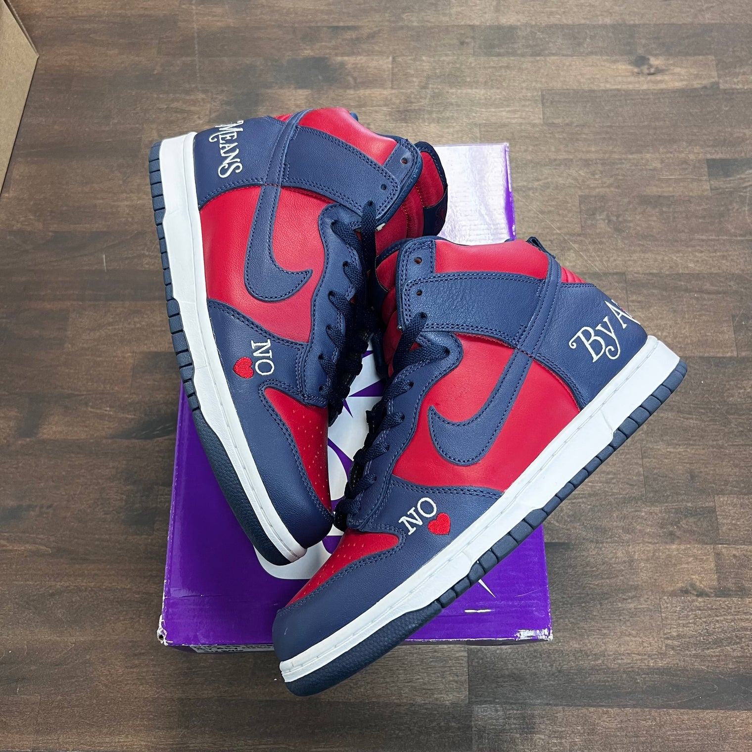 Supreme By Any Means Nike SB Dunk High (USED)