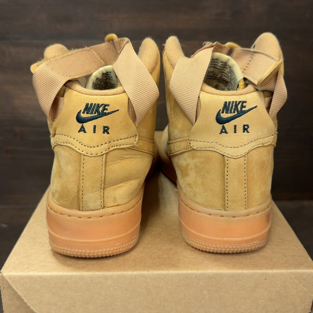 Nike Air Force 1 High Wheat (2015) (GS) Size 6Y (Pre-Owned) - Image 5