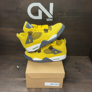 Jordan 4 Retro Lightning (2021) Size 9 (Pre-Owned) - front