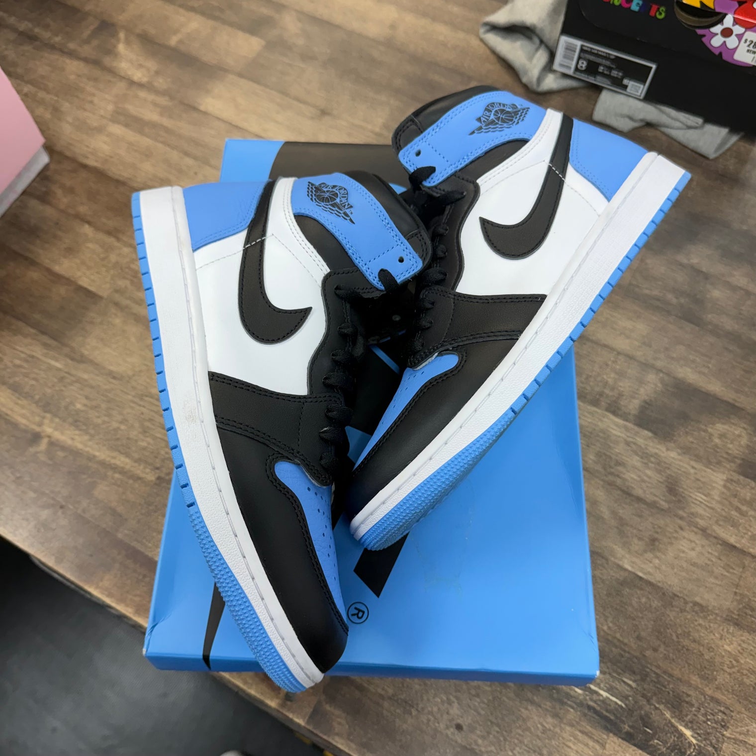 UNC Toe Jordan 1 High Retro (USED)