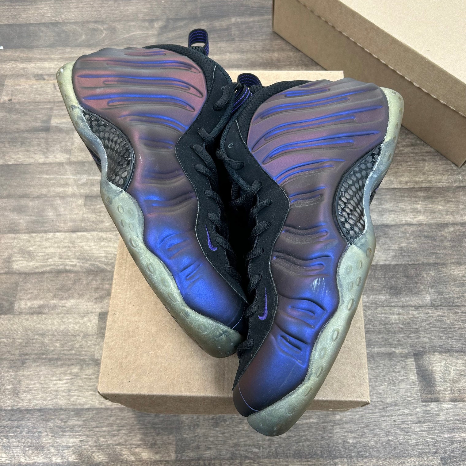 Eggplant Nike Foamposite (2017) (USED, No Box)