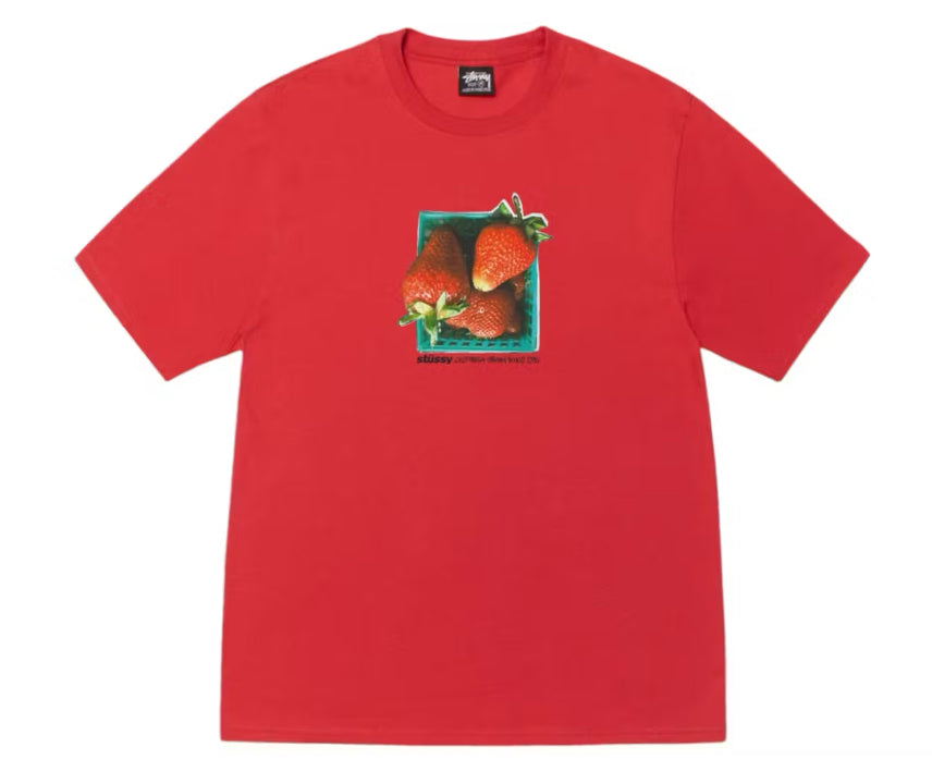 Stussy Berries Tee Cayenne