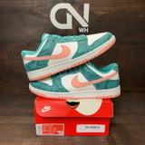 Nike Dunk Low Snakeskin Washed Teal Bleached Coral - Image 1