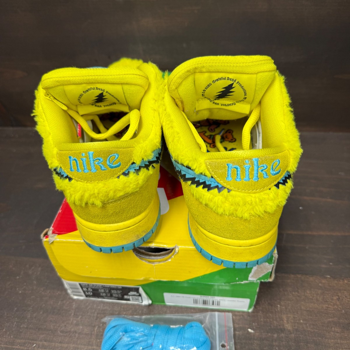 Nike SB Dunk Low Grateful Dead Bears Opti Yellow - Image 5