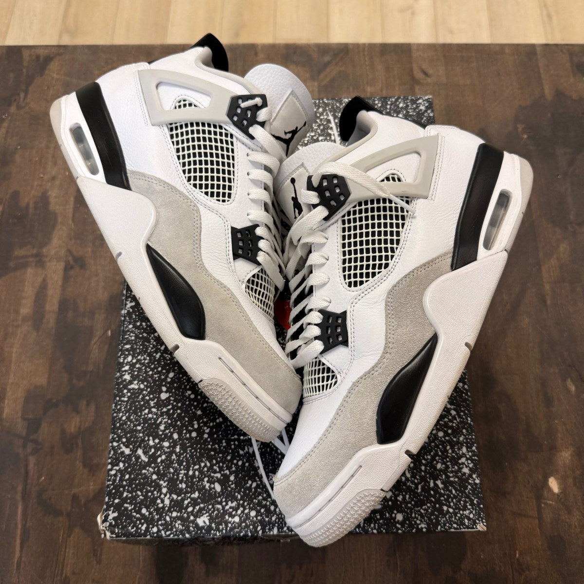 Jordan 4 Retro Military Black - Image 1
